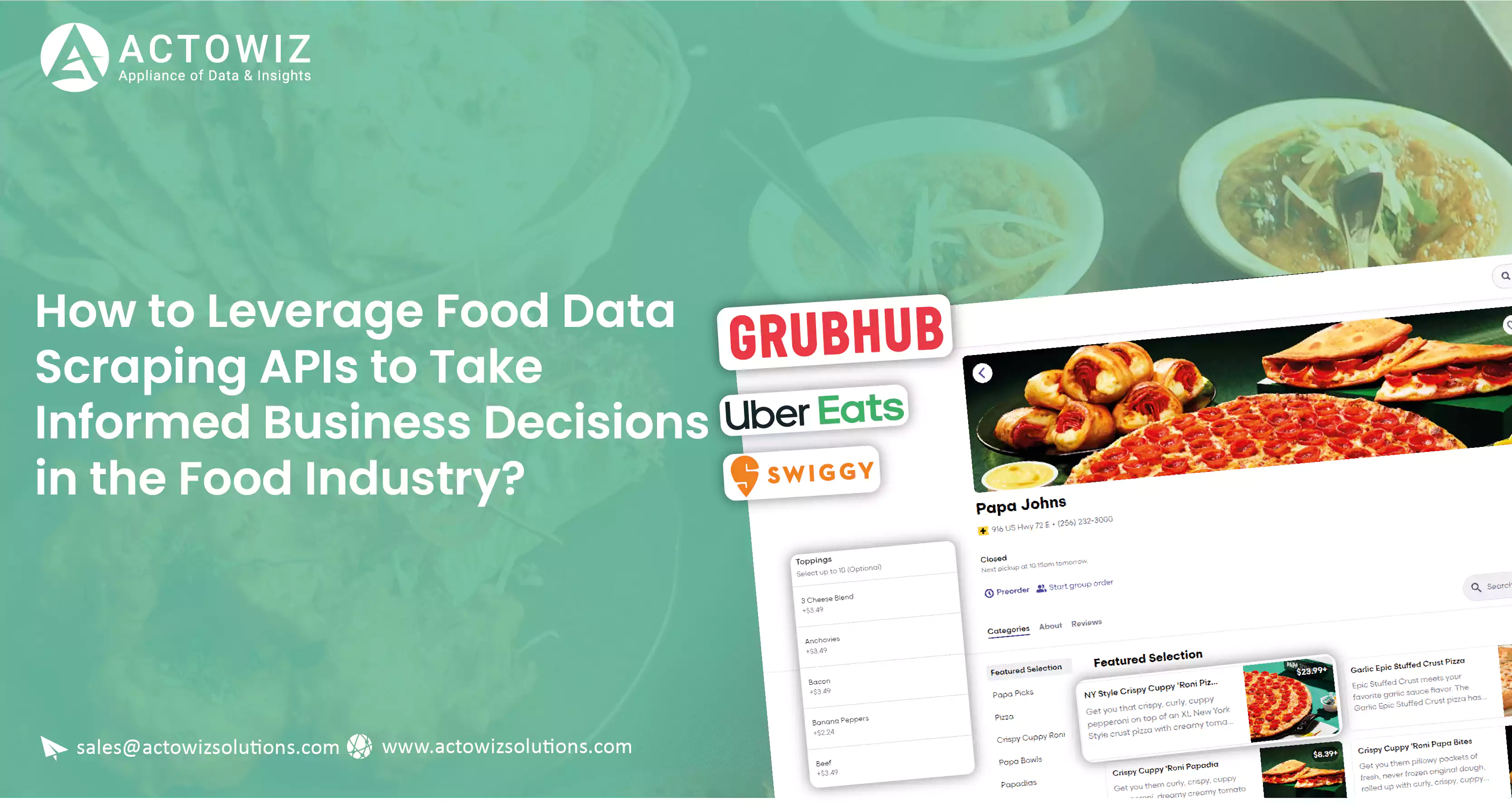How to Leverage Food Data Scraping APIs to Take Informed Business Decisions in the Food Industry